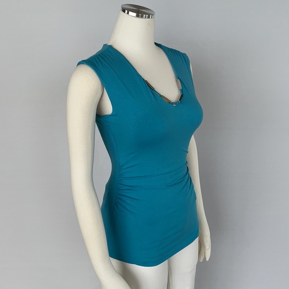 NWT WHBM Bar Hardware Sleeveless Top Size X Small - Picture 7 of 16